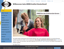 Tablet Screenshot of emdr-institut.de