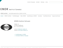 Tablet Screenshot of emdr-institut.ch